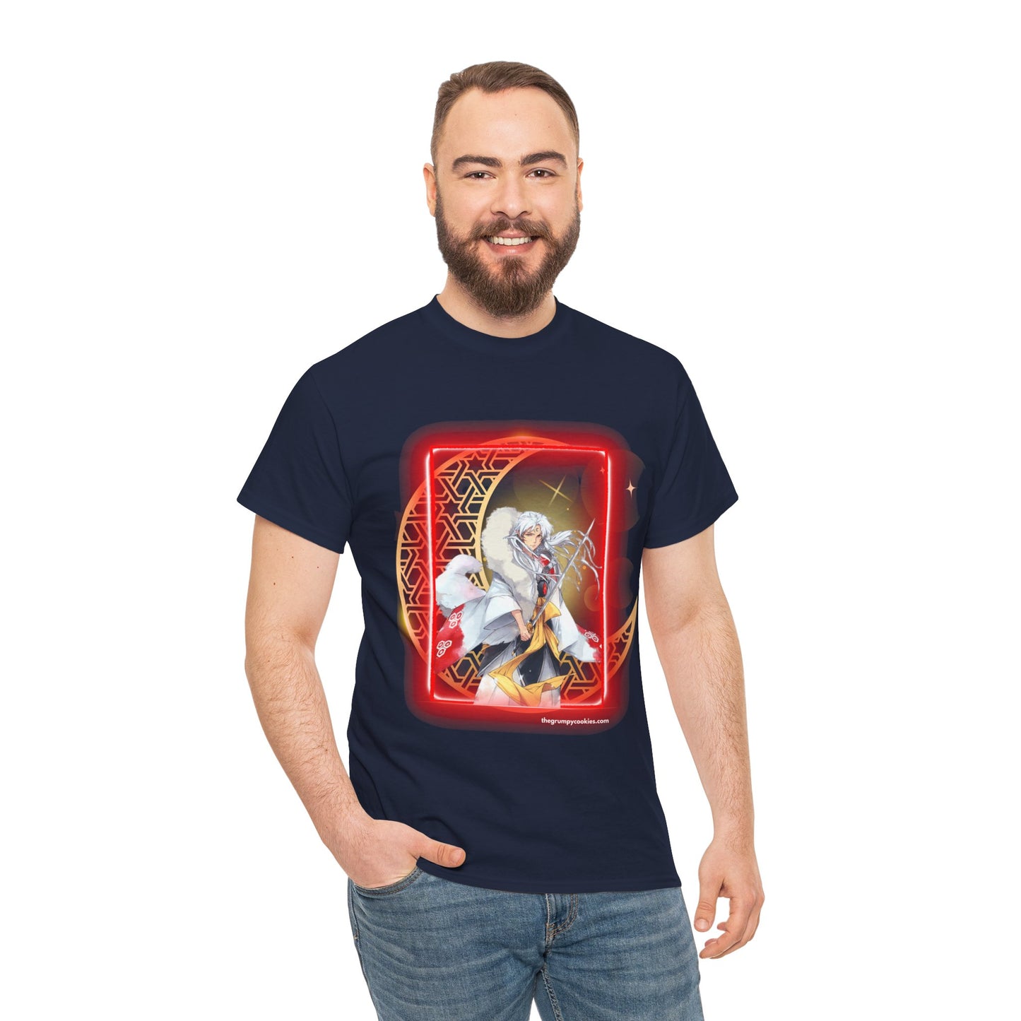 Sesshomaru Moon Unisex Heavy Cotton Tee