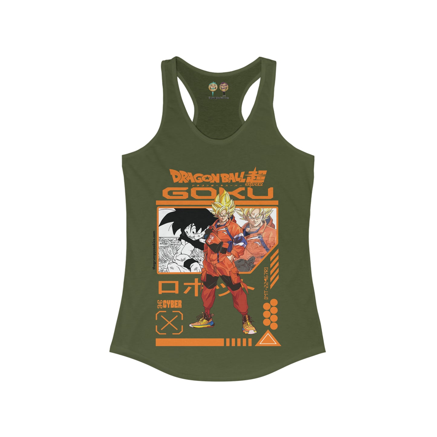 Cyber Goku Women's Ideal Racerback Tank