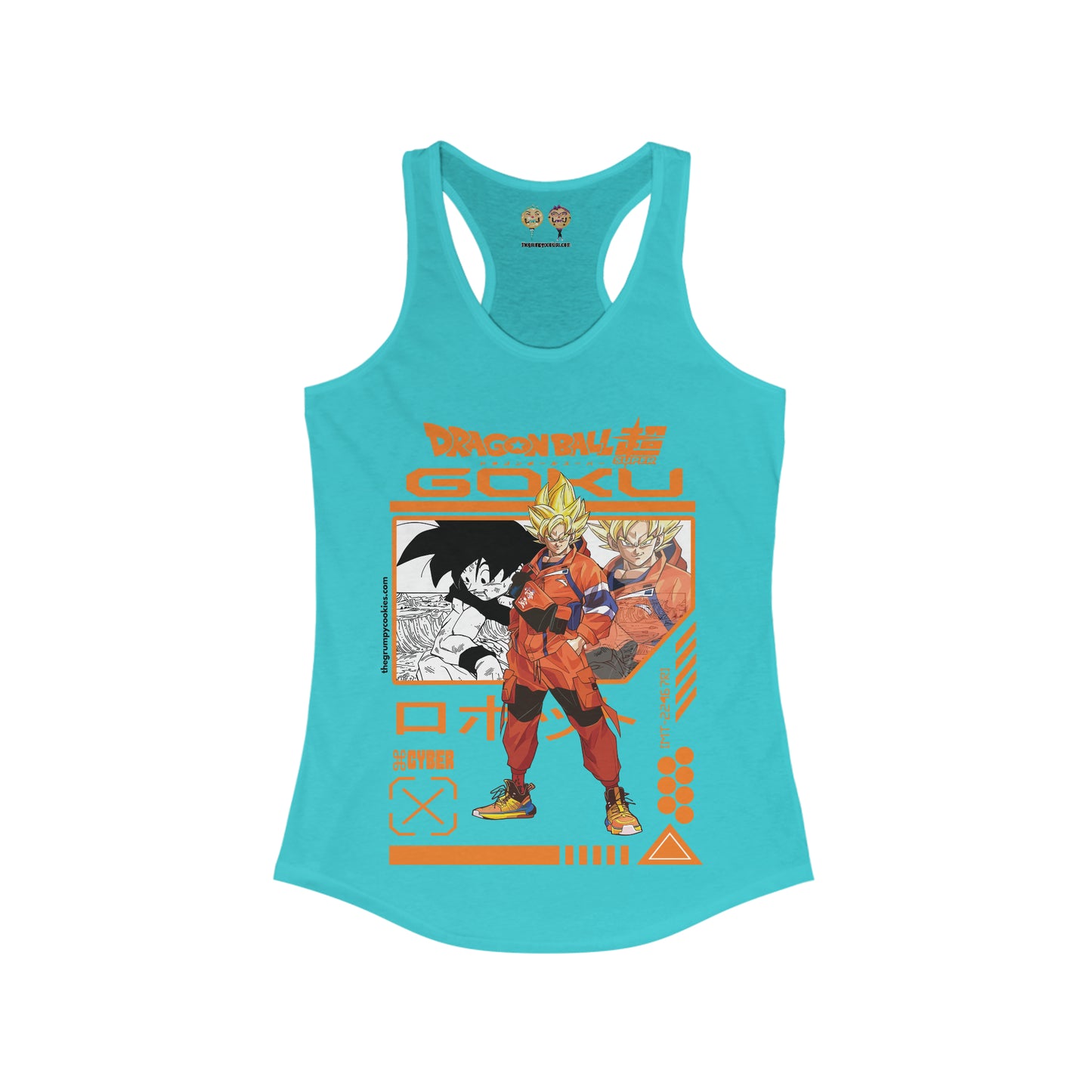 Cyber Goku Women's Ideal Racerback Tank