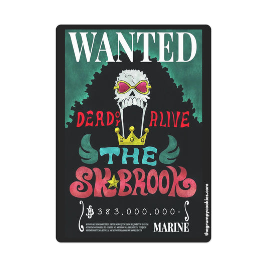 Brook Wanted Poster Poker Cards