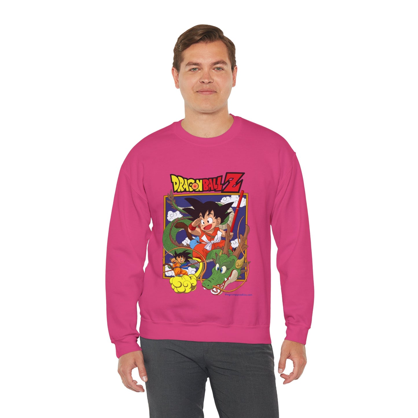 Old School DBZ Unisex Heavy Blend™ Crewneck Sweatshirt