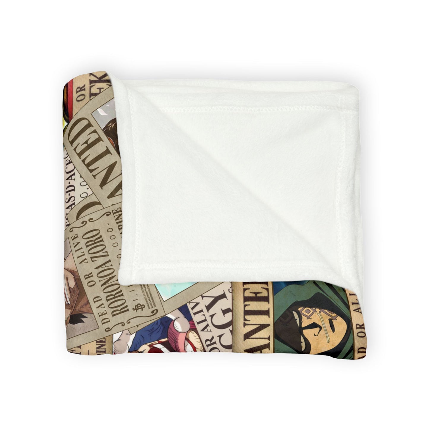 One Piece- Wanted Dead or Alive Polyester Blanket