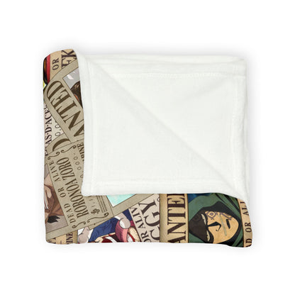 One Piece- Wanted Dead or Alive Polyester Blanket