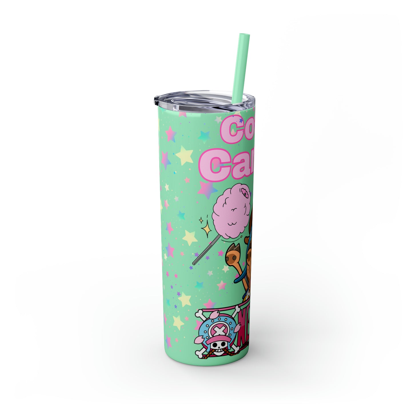 Chopper Skinny Tumbler with Straw, 20oz