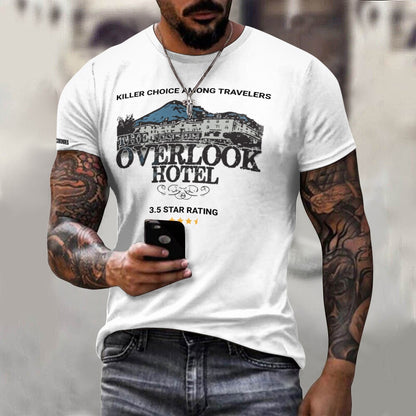 The Shining - The Overlook Hotel Review Men's Cotton T-shirt