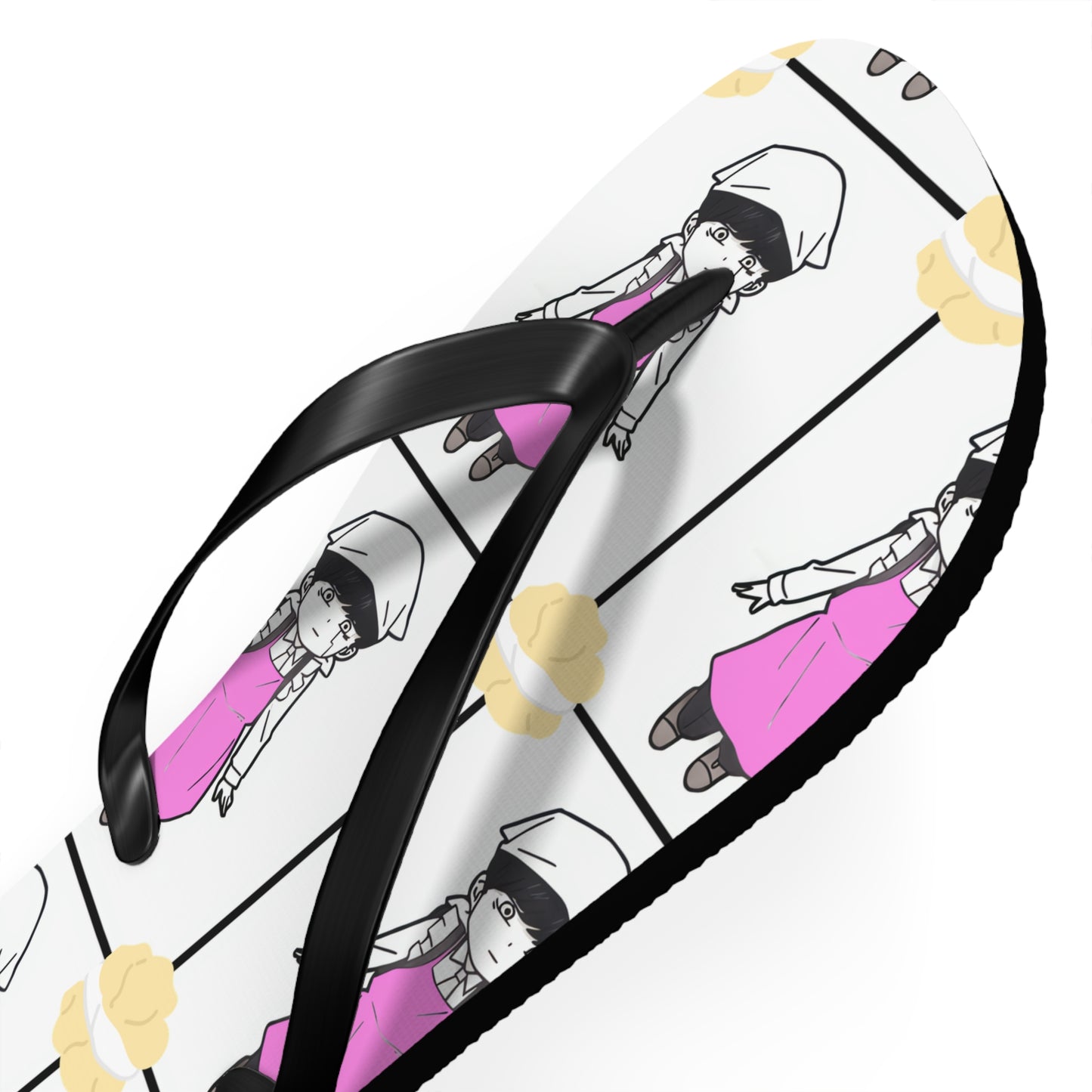 Mash loves Cream Puffs Unisex Flip Flops