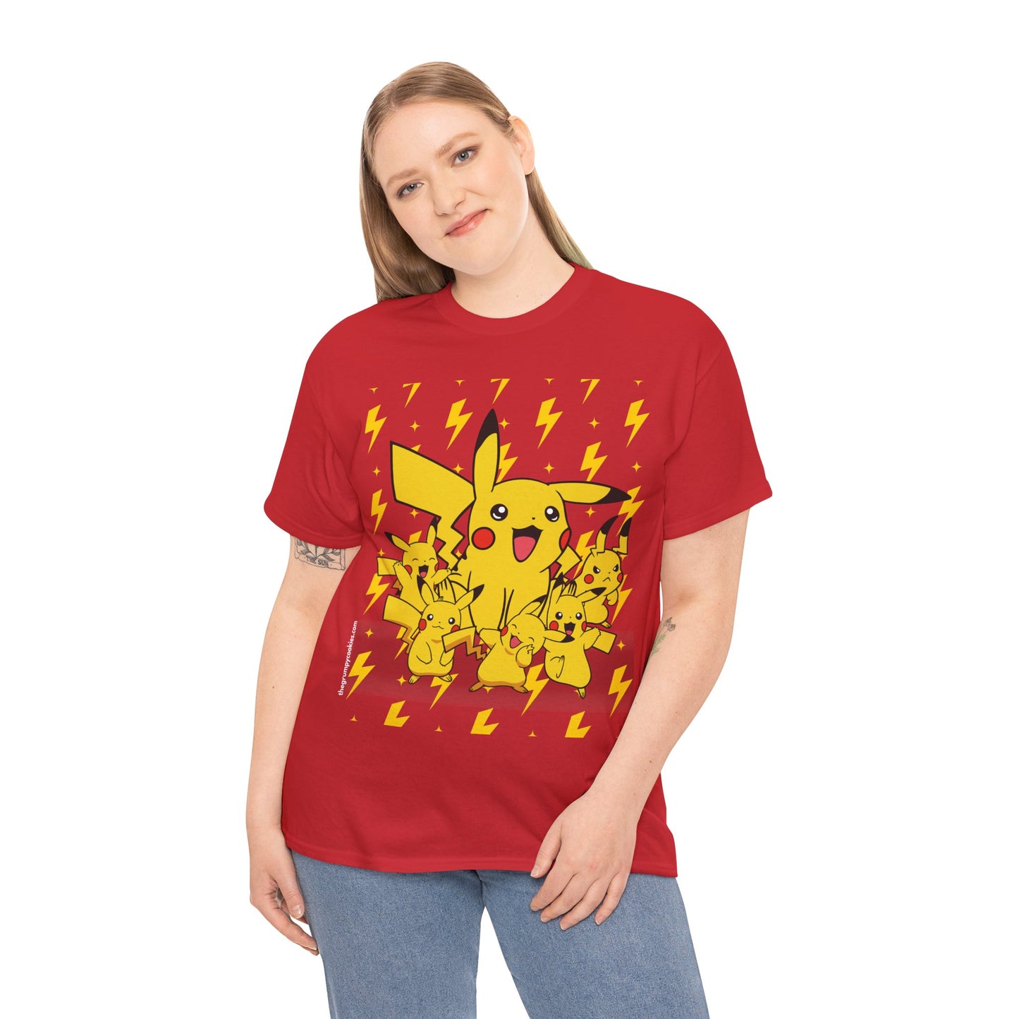 Pika Pika Pika Unisex Heavy Cotton Tee