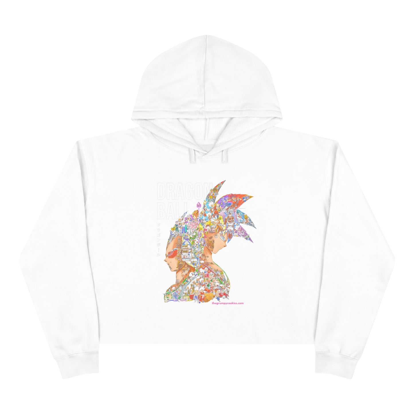 Dragon Ball Z Vegeta & Goku Crop Hoodie