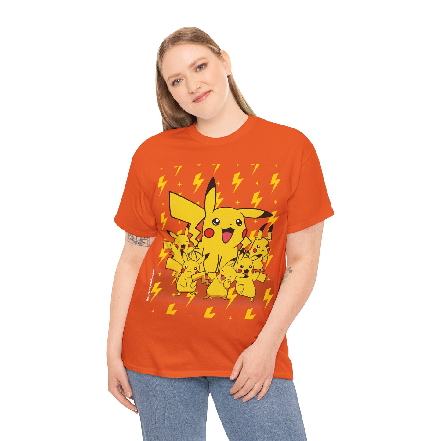 Pika Pika Pika Unisex Heavy Cotton Tee