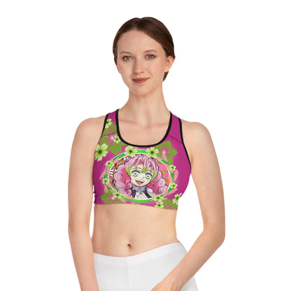 Demon Slayer - Love Me Hashira Mitsuri Sports Bra (AOP)