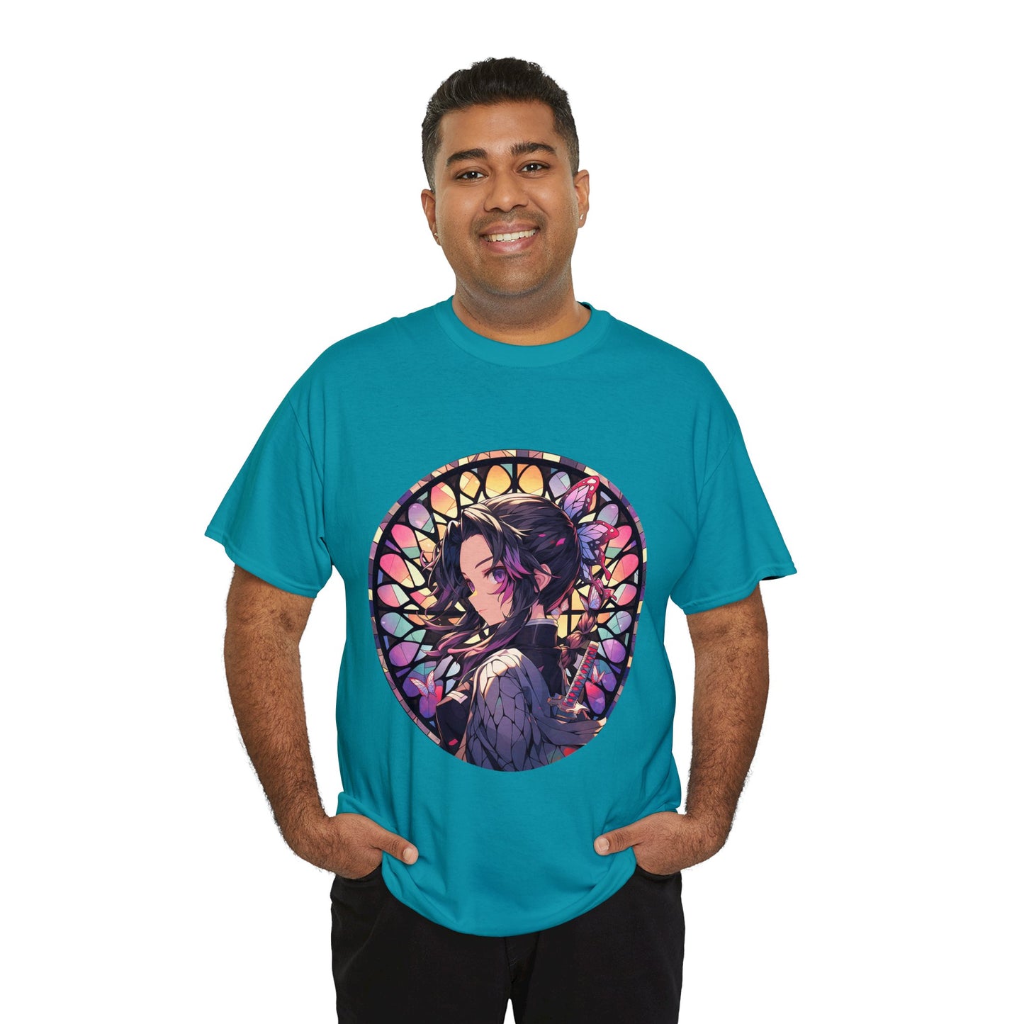 Stained Glass Shinobu Kocho Series Unisex Heavy Cotton Tee