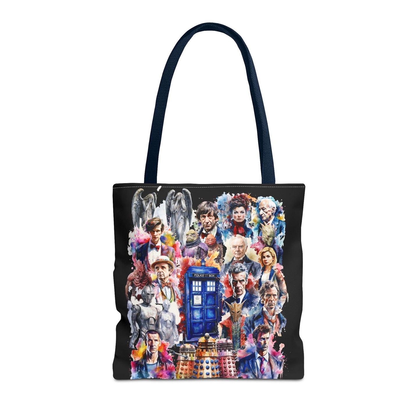 Dr Who - The Doctor and his Foes Tote Bag