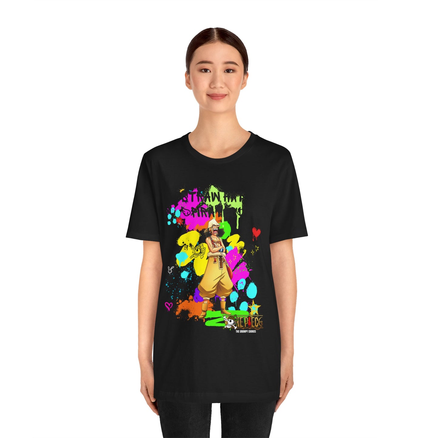 One Piece - Graffiti Usopp  Unisex Jersey Short Sleeve Tee