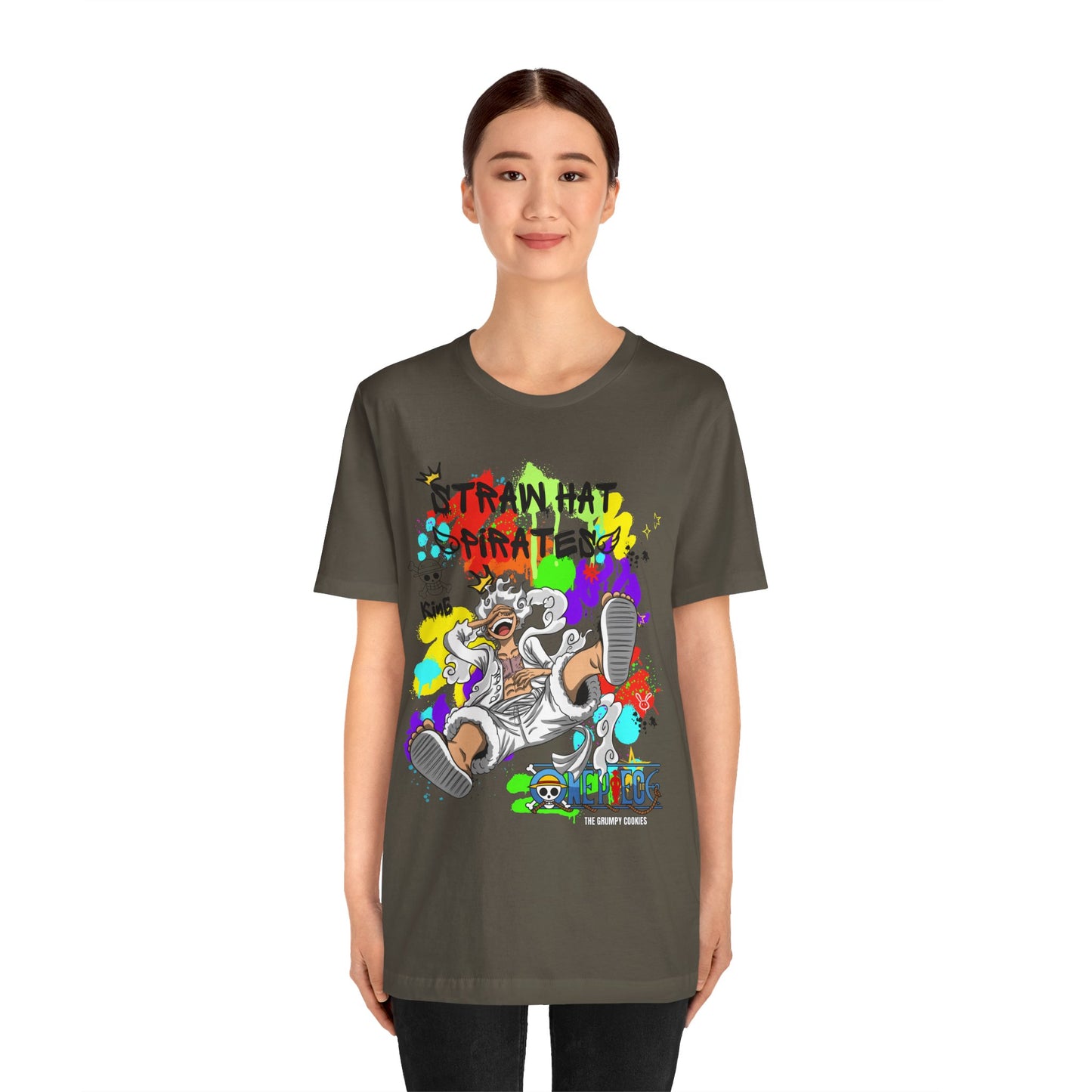 One Piece - Graffiti Luffy Unisex Jersey Short Sleeve Tee