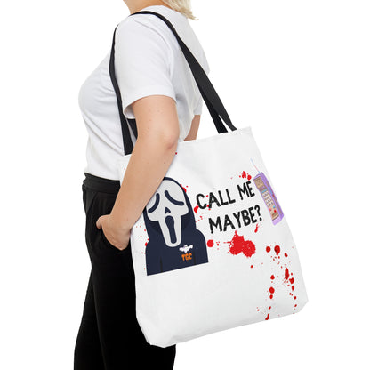 Ghostface Call Me Tote Bag