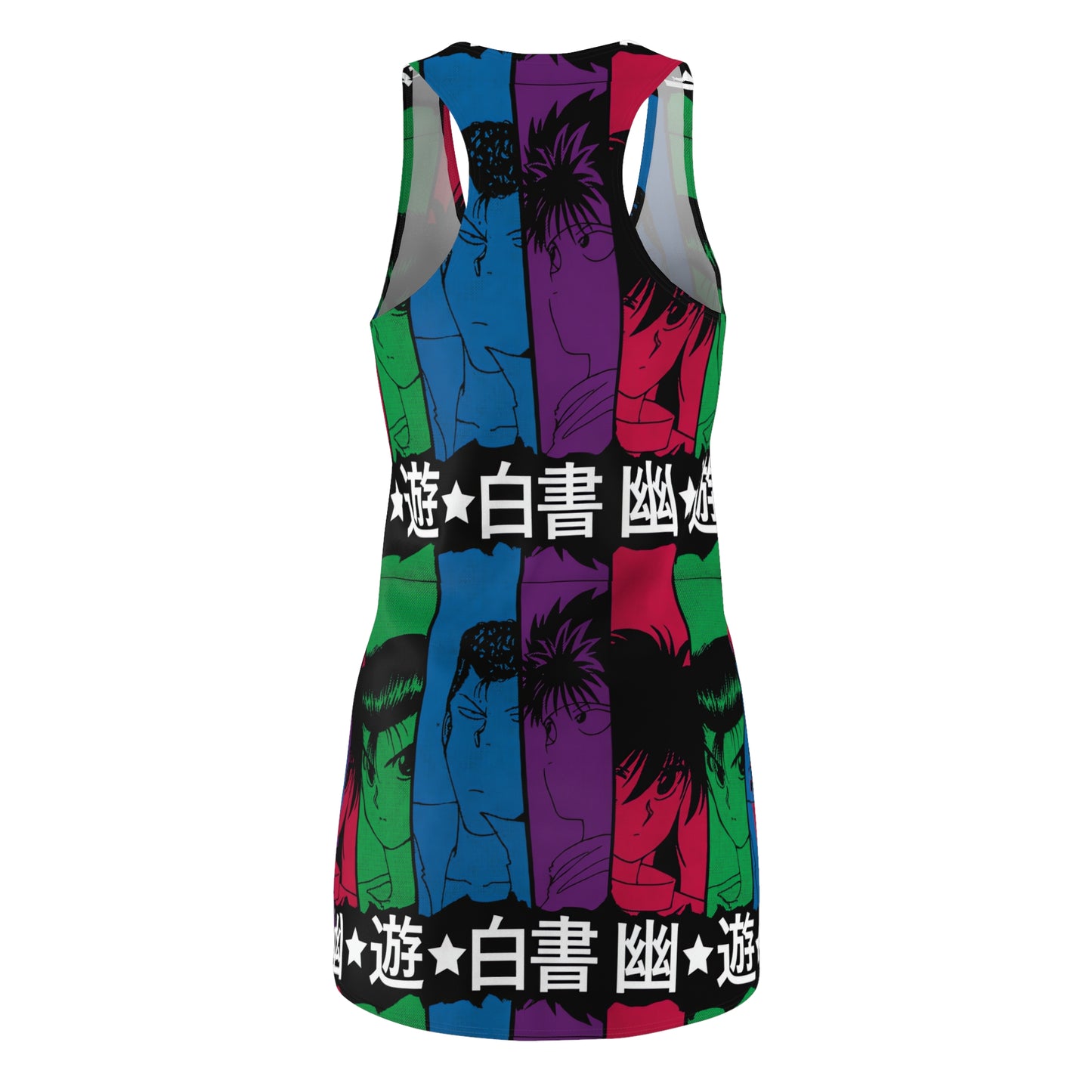 Yu Yu Hakusho Power of Four Women's Racerback Dress