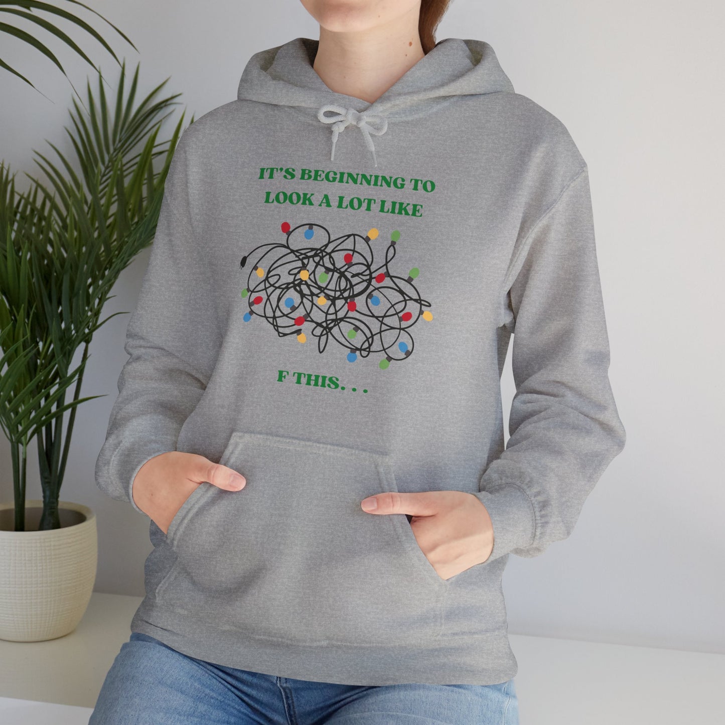 It's Beginning to Look A Lot Like. . . Unisex Heavy Blend™ Hooded Sweatshirt