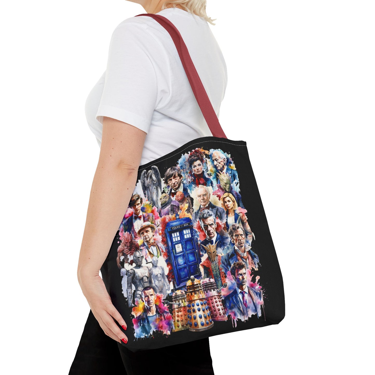 Dr Who - The Doctor and his Foes Tote Bag