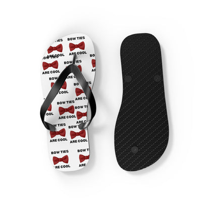 Bow Ties Are Cool Unisex Flip Flops