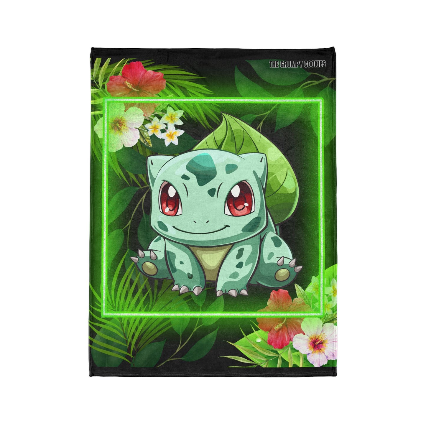 Pokemon- Aloha Bulba Polyester Blanket