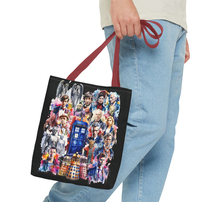 Dr Who - The Doctor and his Foes Tote Bag