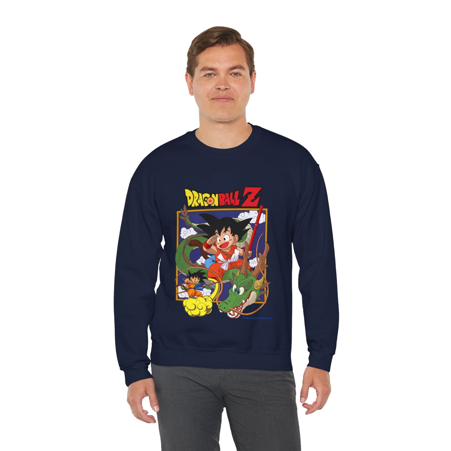 Old School DBZ Unisex Heavy Blend™ Crewneck Sweatshirt