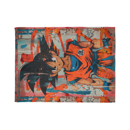 Dragon Ball- Orange Goku Polyester Blanket