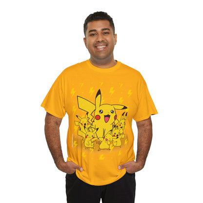 Pika Pika Pika Unisex Heavy Cotton Tee