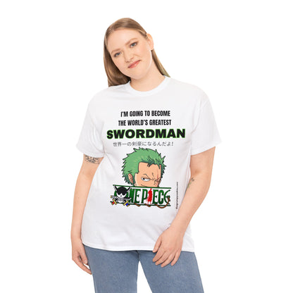 World's Greatest Swordsman Unisex Heavy Cotton Tee