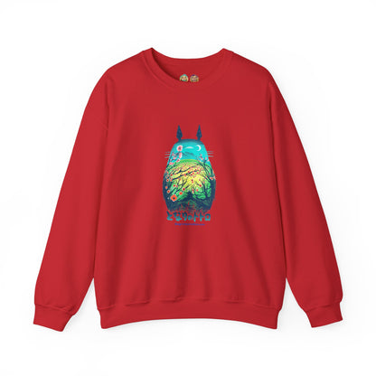 Totoro Garden Unisex Heavy Blend™ Crewneck Sweatshirt