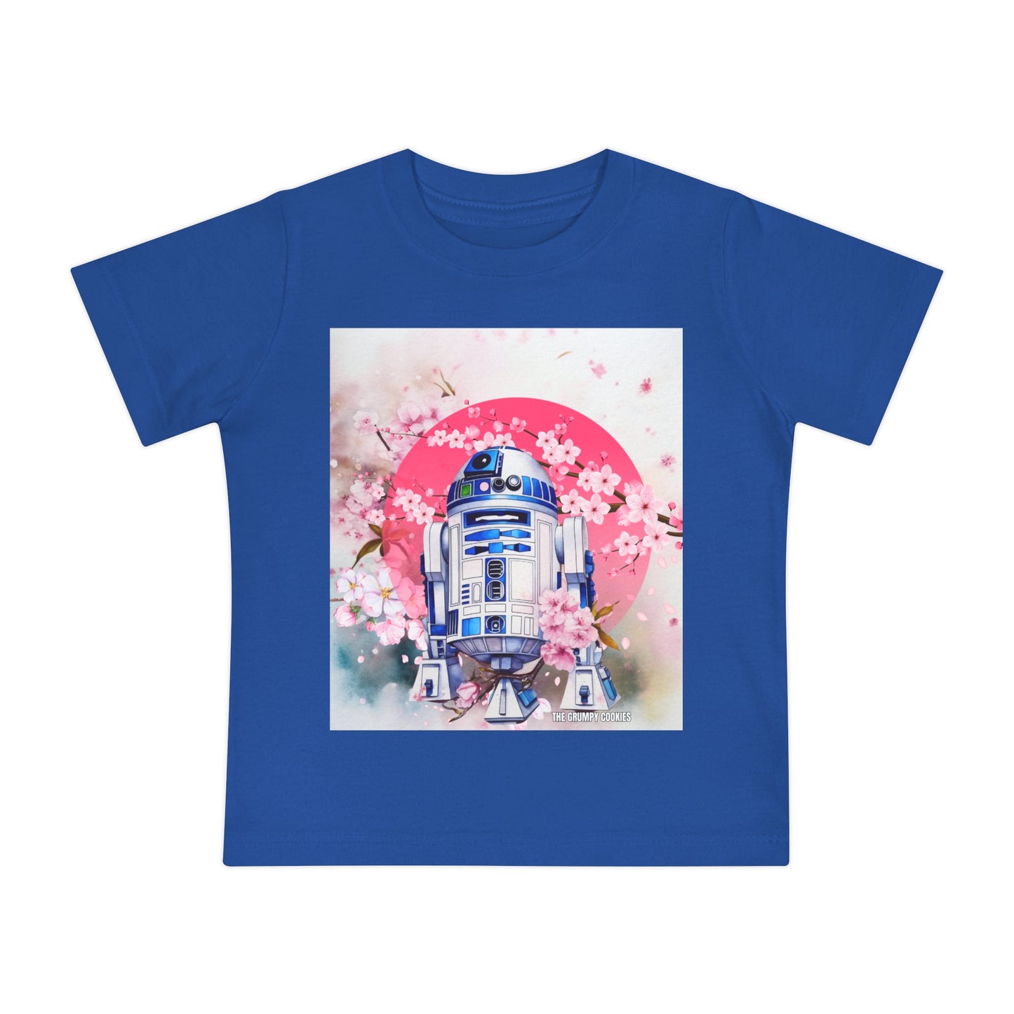 Star Wars - Cherry Blossom R2D2 Baby Short Sleeve T-Shirt