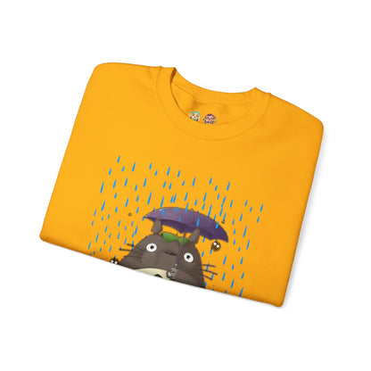 Totoro in the Rain Unisex Heavy Blend™ Crewneck Sweatshirt