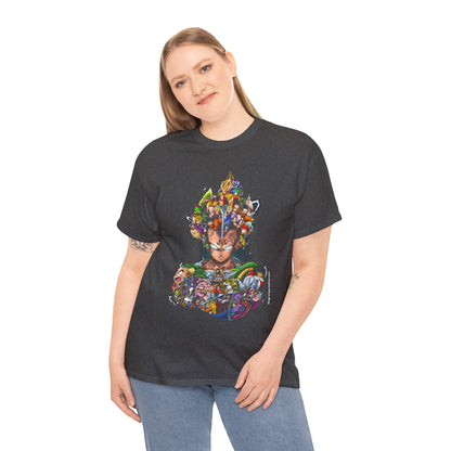 Dragon Ball Z Majin Vegeta Unisex Heavy Cotton Tee