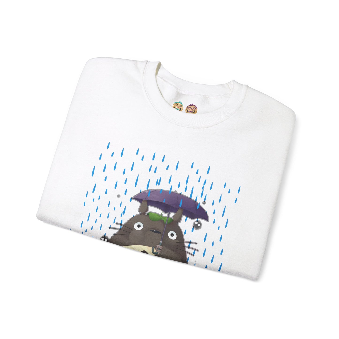 Totoro in the Rain Unisex Heavy Blend™ Crewneck Sweatshirt