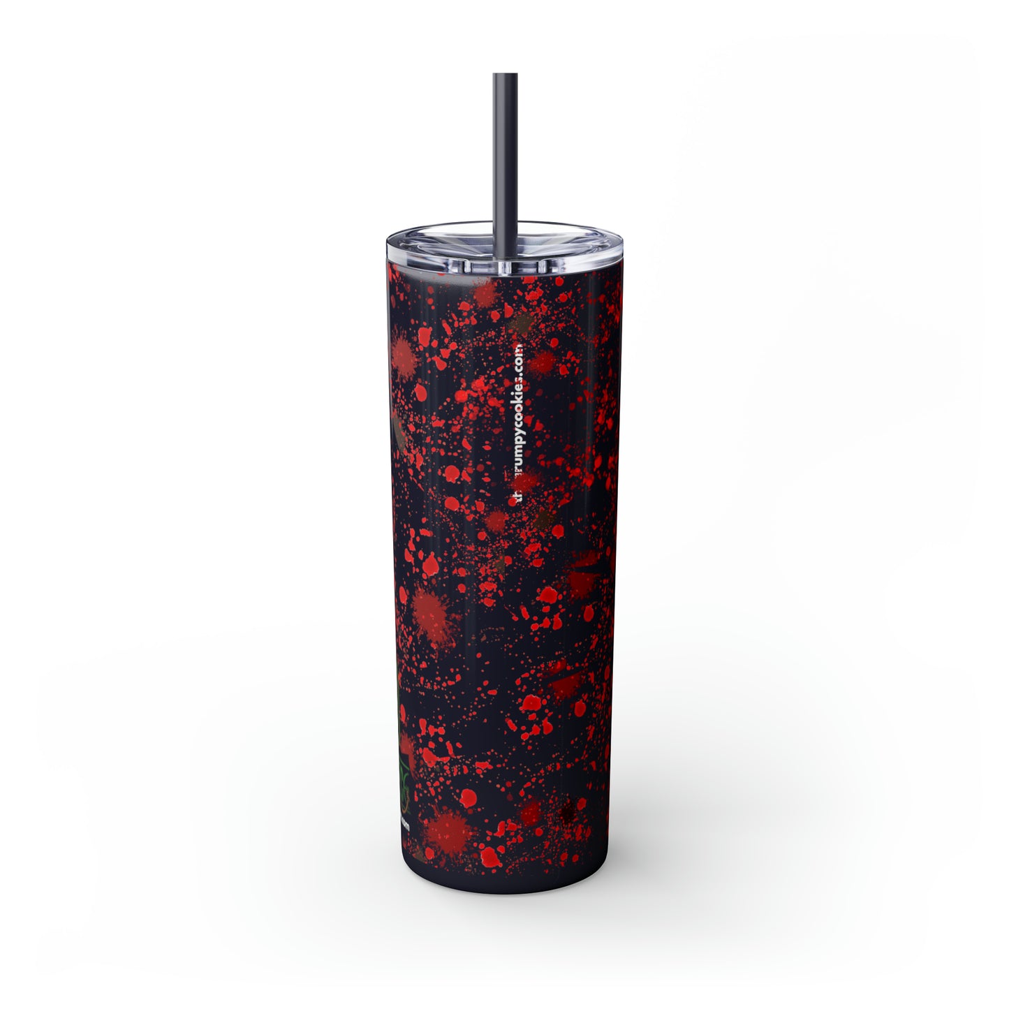 Zoro Nothing Happened Skinny Tumbler with Straw, 20oz