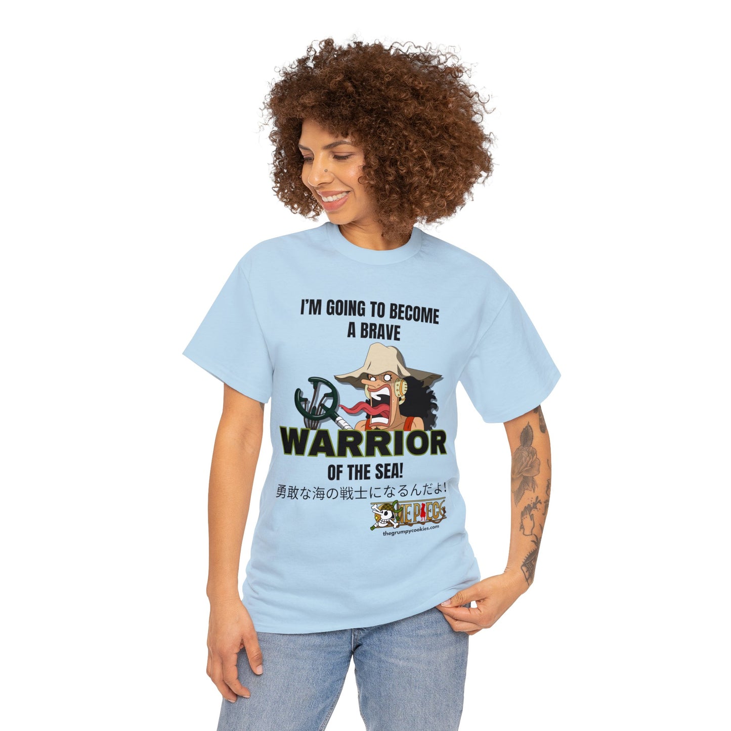 Brave-ish Warrior of the Sea Unisex Heavy Cotton Tee