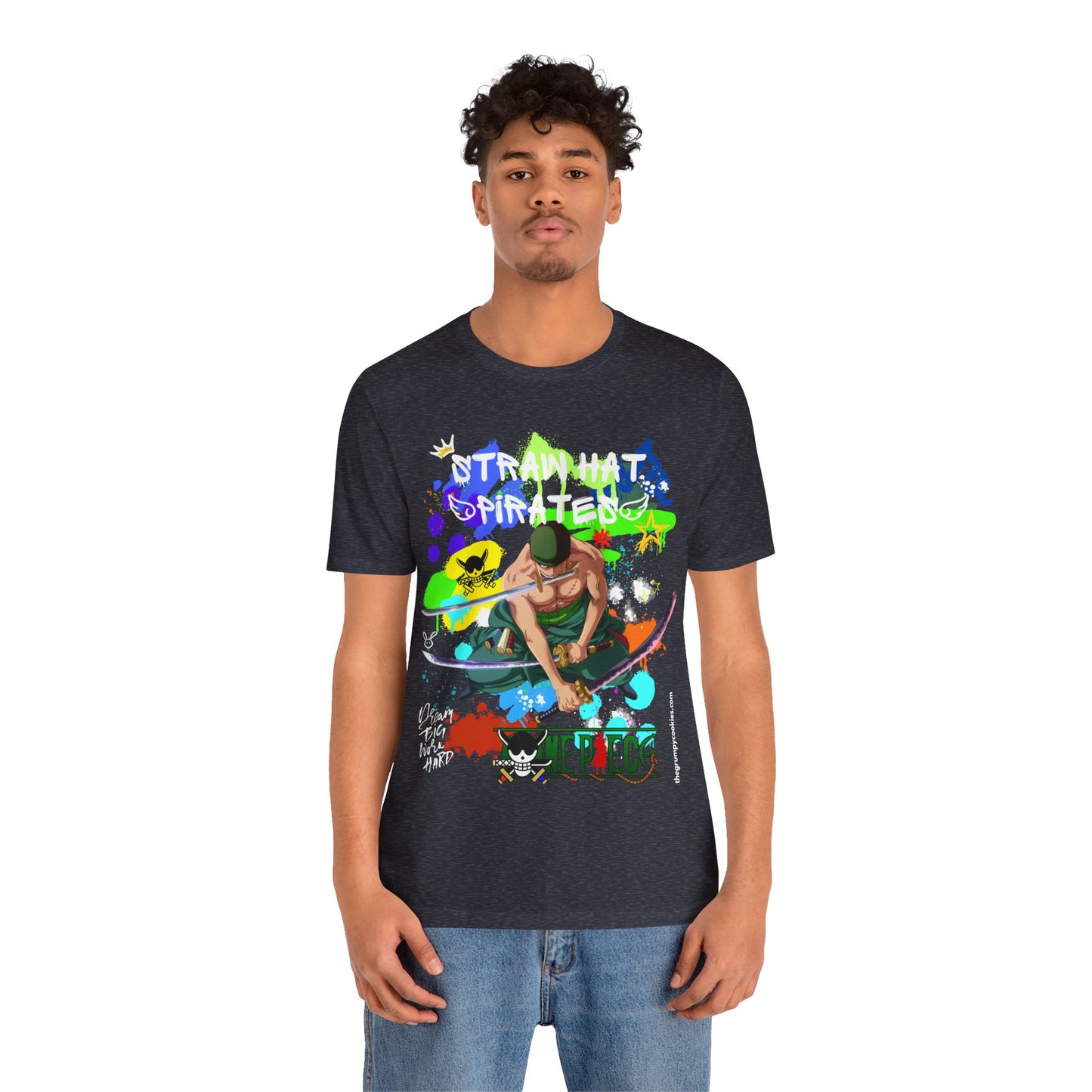 Graffiti Zoro Unisex Jersey Short Sleeve Tee