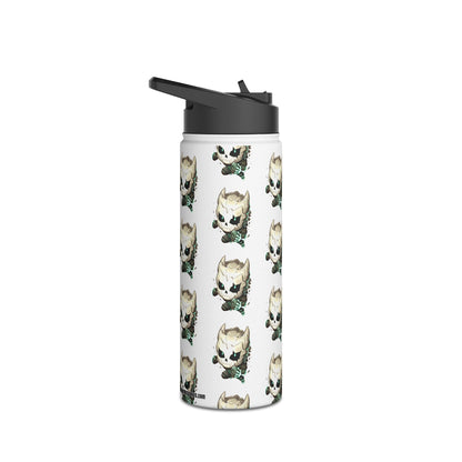 Chibi Kaiju Stainless Steel Water Bottle, Standard Lid