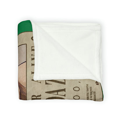 Zoro Wanted Poster Polyester Blanket