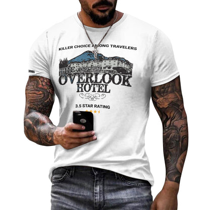The Shining - The Overlook Hotel Review Men's Cotton T-shirt