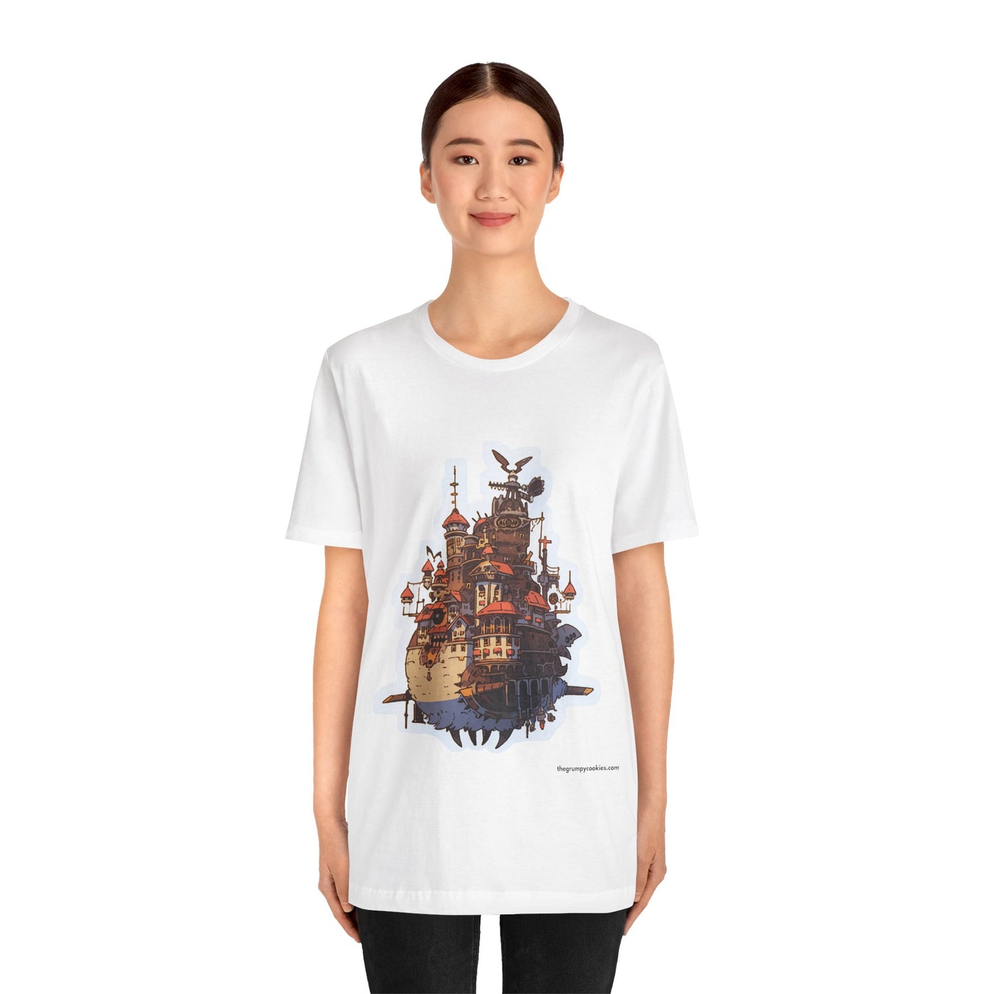 Howl's Moving Castle Jersey Short Sleeve Tee