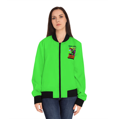 Grafitti Froppy Women's Bomber Jacket (AOP)