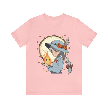 Howl's Moving Castle Jersey Short Sleeve Tee