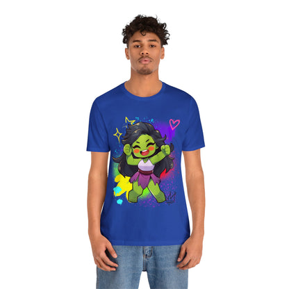 She Hulk Jersey Short Sleeve Tee