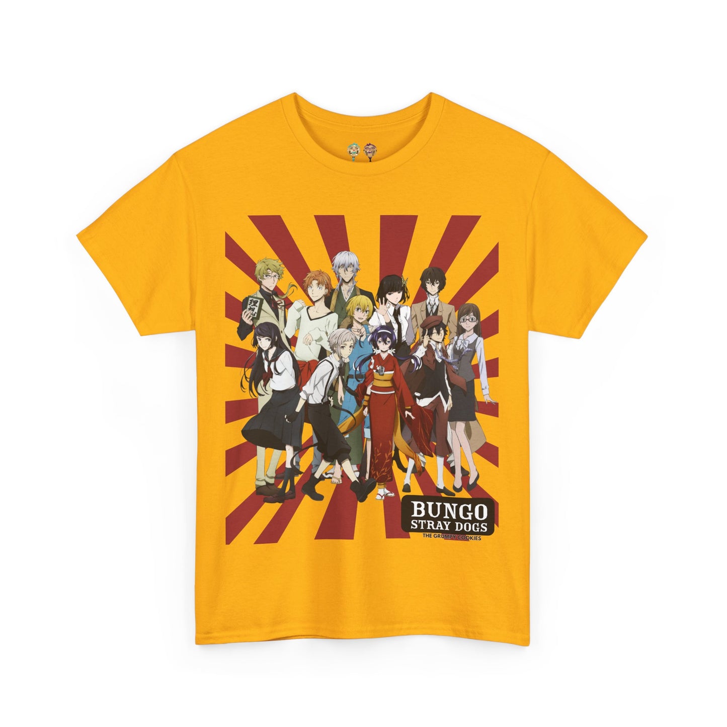 Bungo Stray Dogs- Armed Detective Agency  Unisex Heavy Cotton Tee