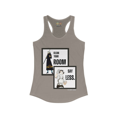 One Piece - Say Less Levi x Law Crossover Women's Ideal Racerback Tank