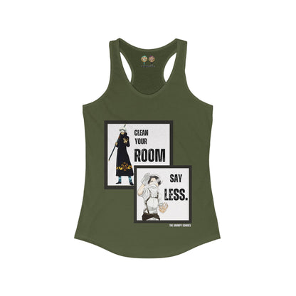 One Piece - Say Less Levi x Law Crossover Women's Ideal Racerback Tank