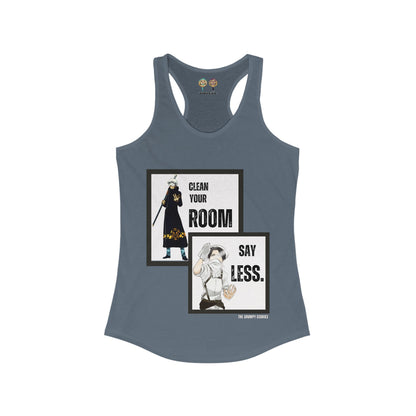 One Piece - Say Less Levi x Law Crossover Women's Ideal Racerback Tank
