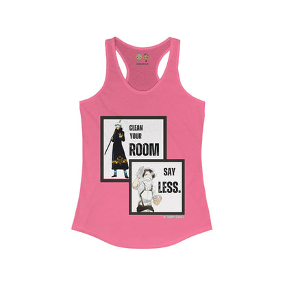 One Piece - Say Less Levi x Law Crossover Women's Ideal Racerback Tank