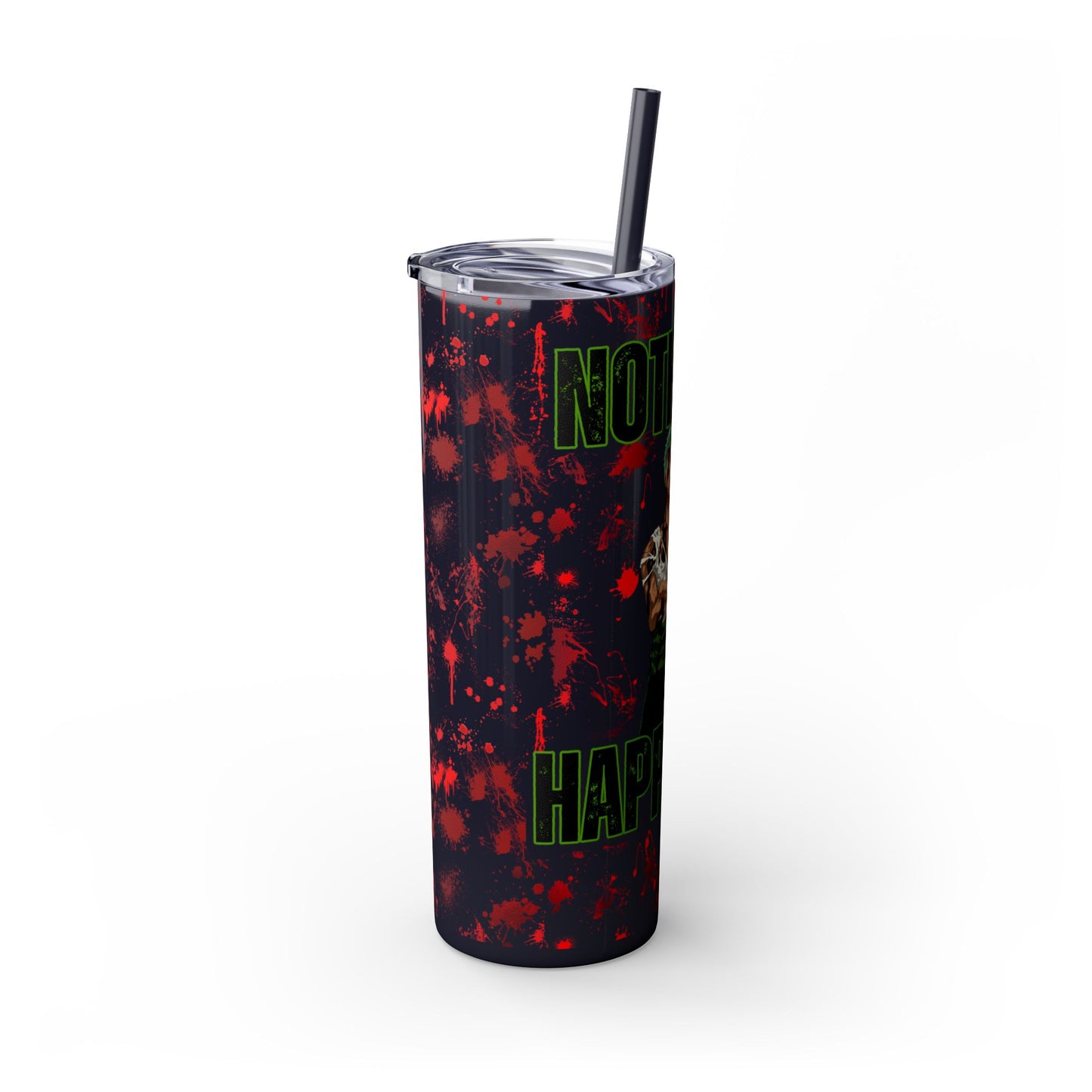 One Piece - Zoro Nothing Happened Skinny Tumbler with Straw, 20oz